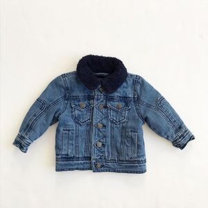 Urban republic sherpa lined jean jacket VGUC 12m